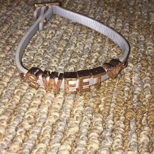 Blue “sweet” bracelet